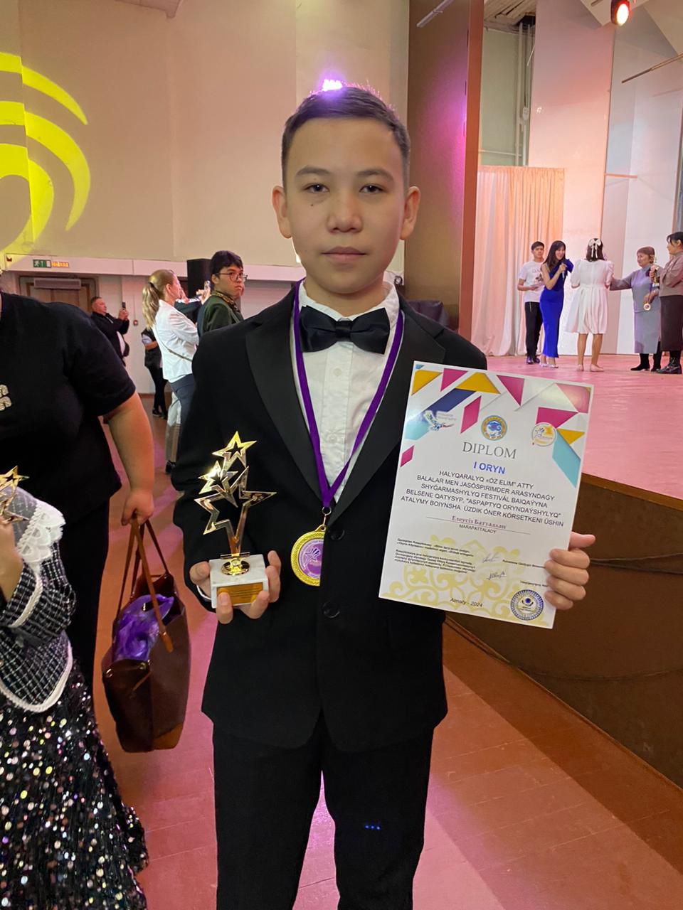 "Өз елім" атты конкурстық жобада І орын диплом иегерін құттықтаймыз!
