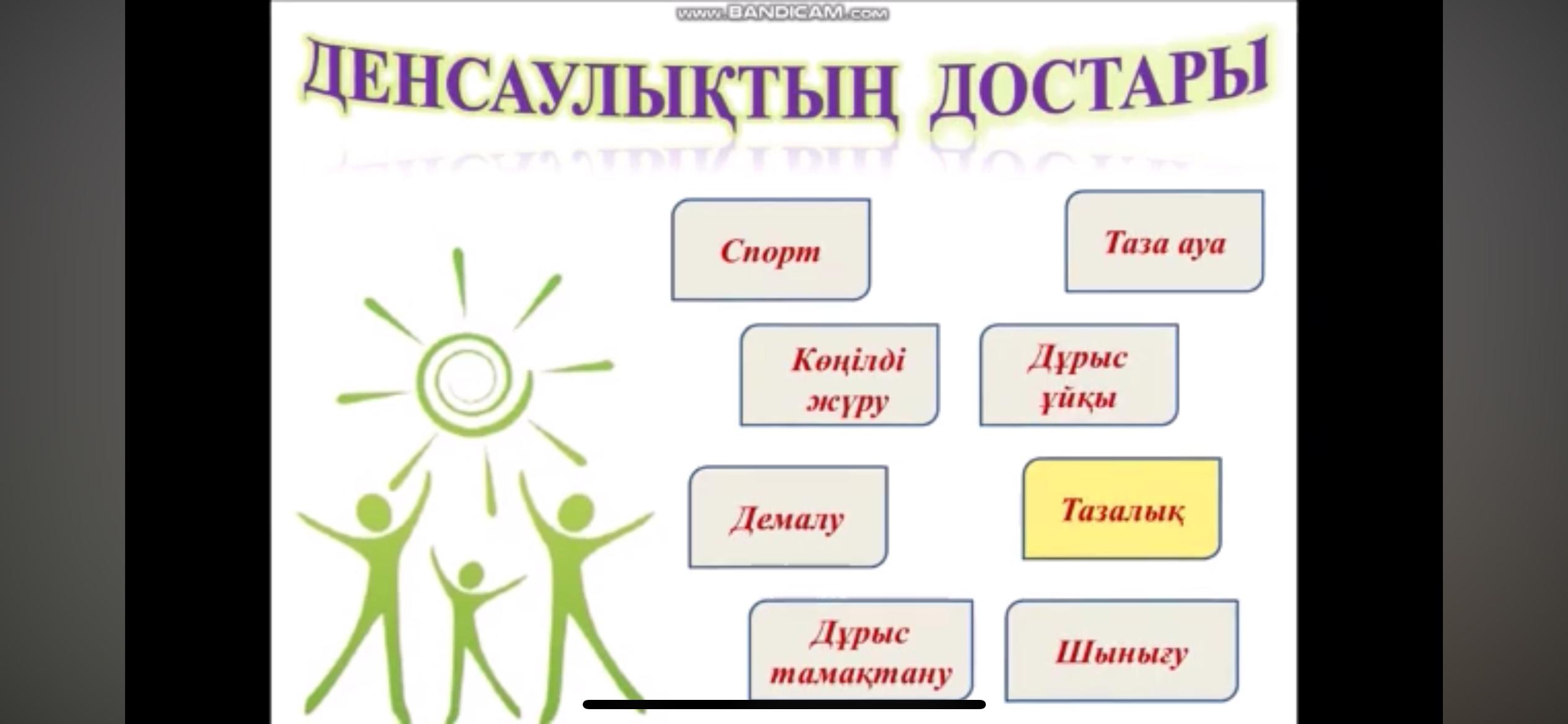 Дұрыс тамақтану-денсаулық кепілі